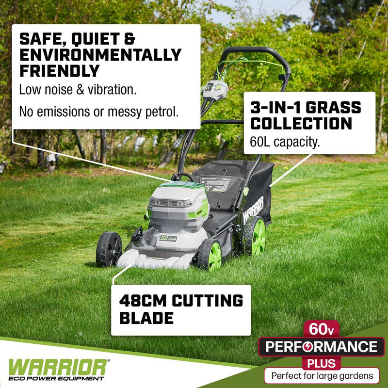 60v Cordless 50cm Self Propelled Lawn Mower
